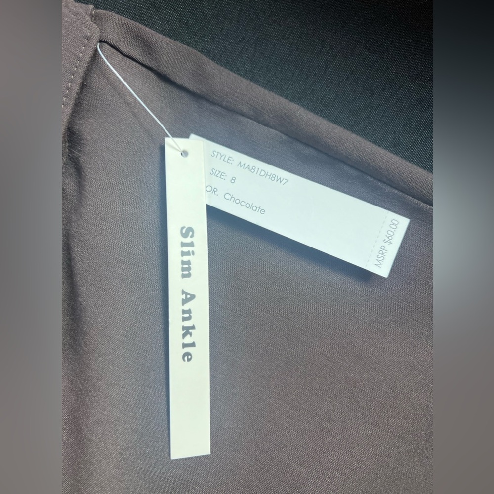 NWT Zac + Rachel Pull-On Slim Ankle Trousers - Picture 8 of 14